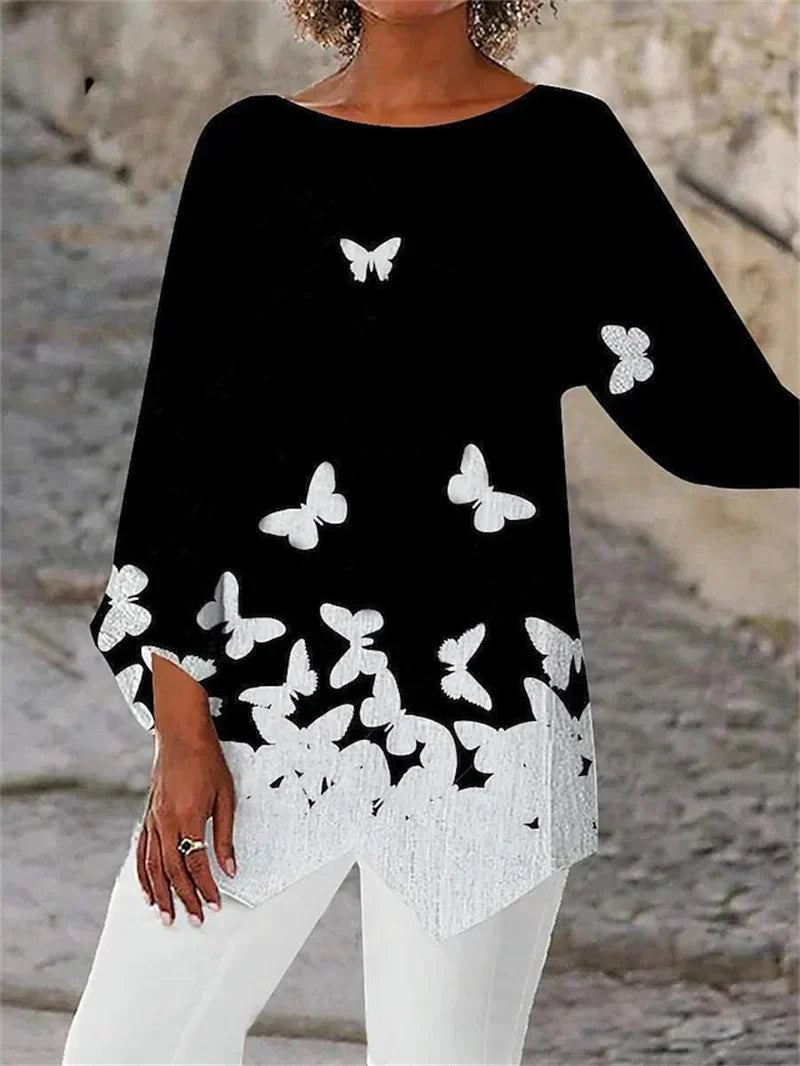 Soraya - Camicia stampata a maniche lunghe