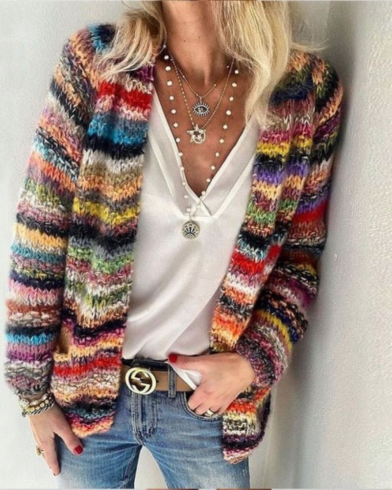 CARDIGAN COLORATO SARAI