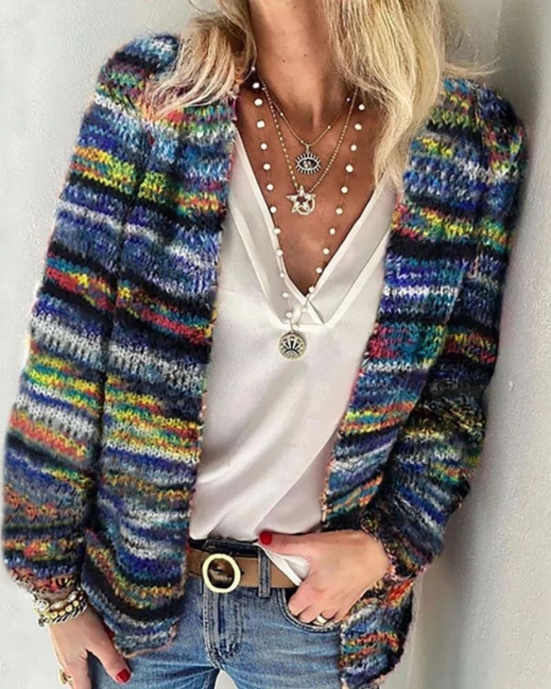 CARDIGAN COLORATO SARAI