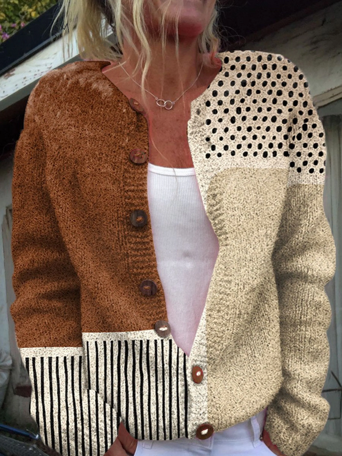 Giuliana | Cardigan Floreale Elegante