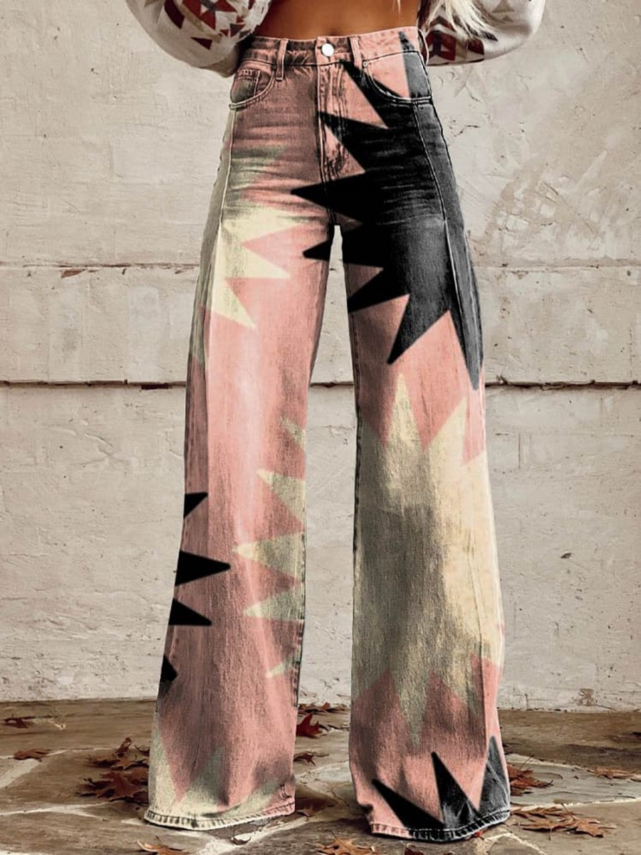 Stella | Pantaloni flare in materiale premium