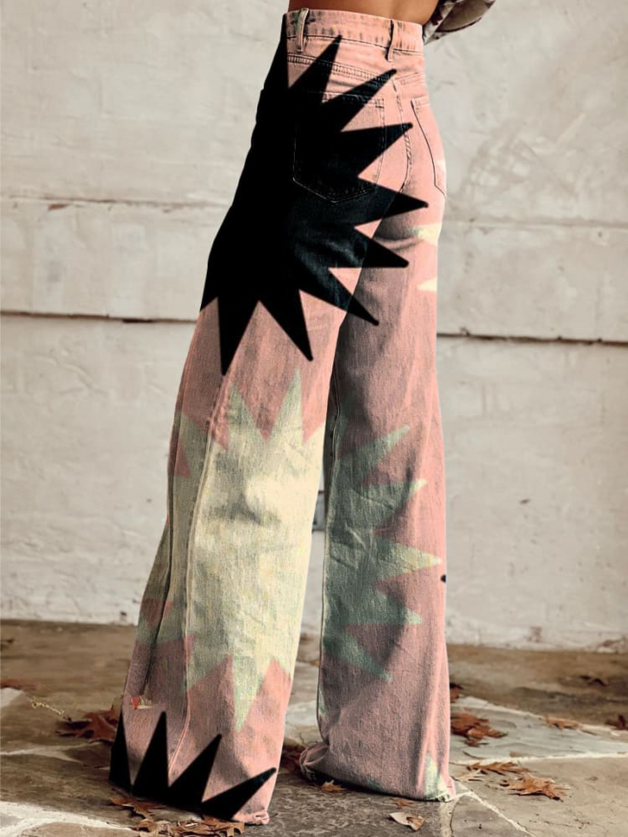 Stella | Pantaloni flare in materiale premium