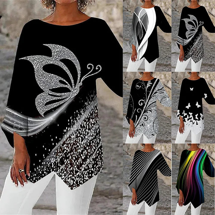 Soraya - Camicia stampata a maniche lunghe