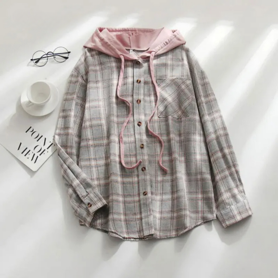 Cardigan da donna a quadri Ceryst