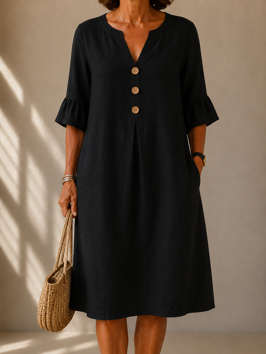 Sylvia™ | Abito con Bottoni