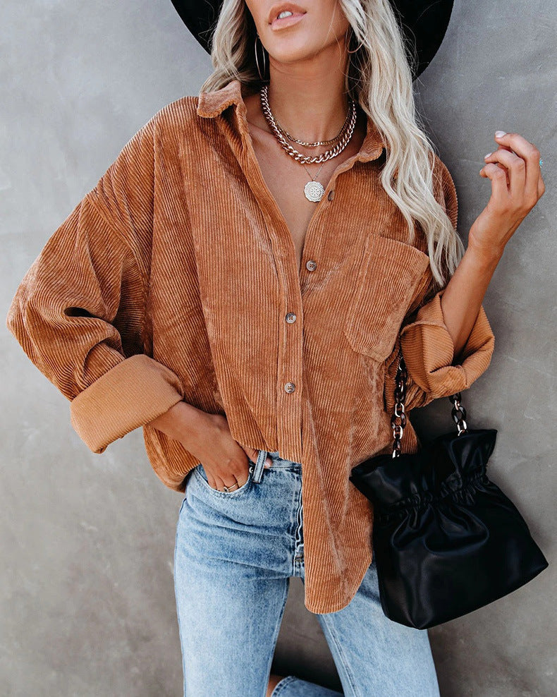 Camicia di velluto Bella Vintage