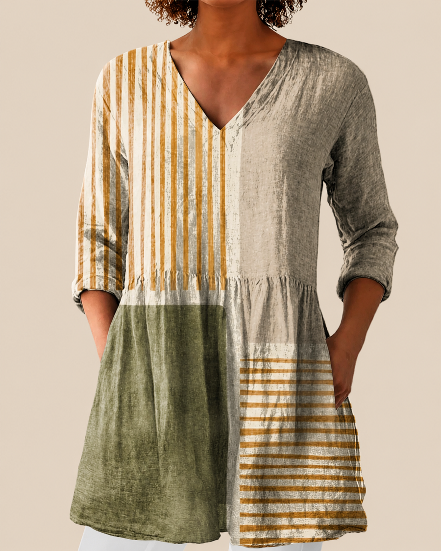Maeve | Camicia Lunga a Stampa Espressiva