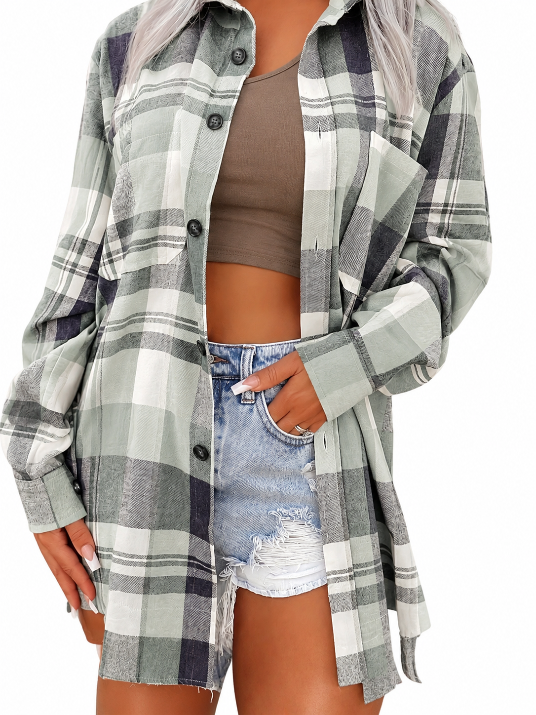CAMICIA DA DONNA A MANICHE LUNGHE