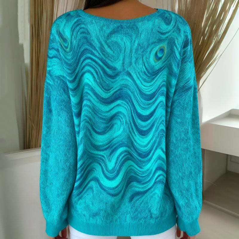 Sofia™ | Maglione affusolato con scollo a V
