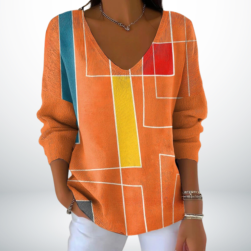 Sofia™ | Maglione confortevole con scollo a V