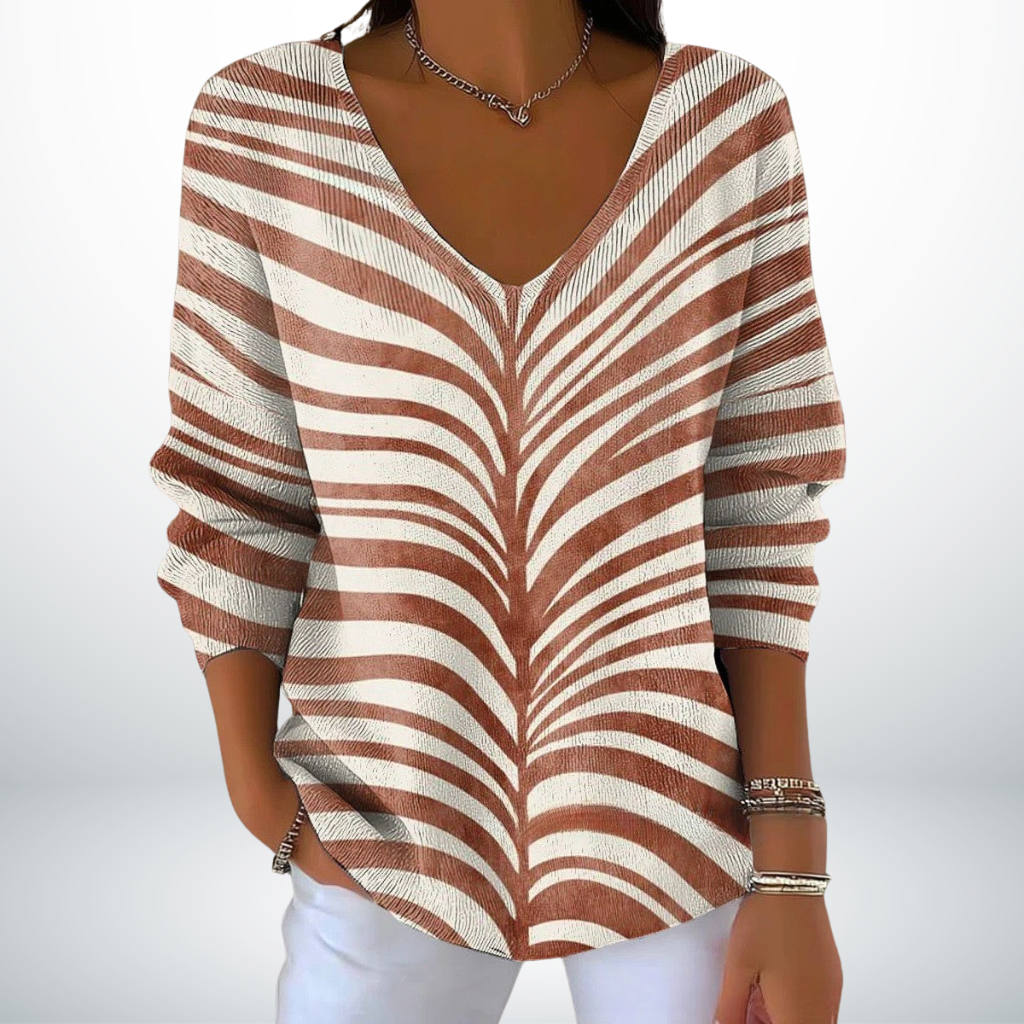 Sofia™ | Maglione classico con scollo a V