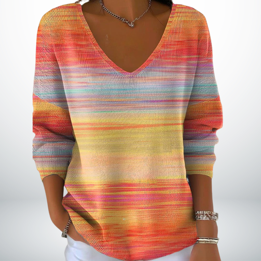Sofia™ | Maglione elegante con scollo a V