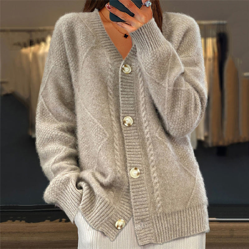 Cardigan lavorato a maglia Hensley