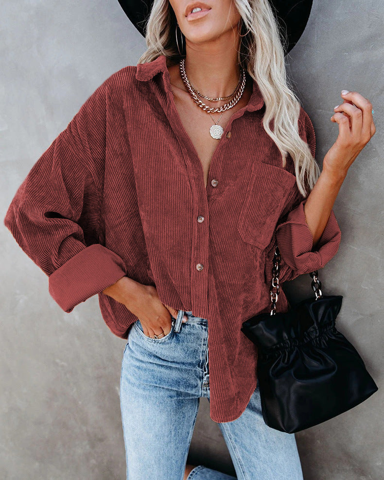 Camicia di velluto Bella Vintage