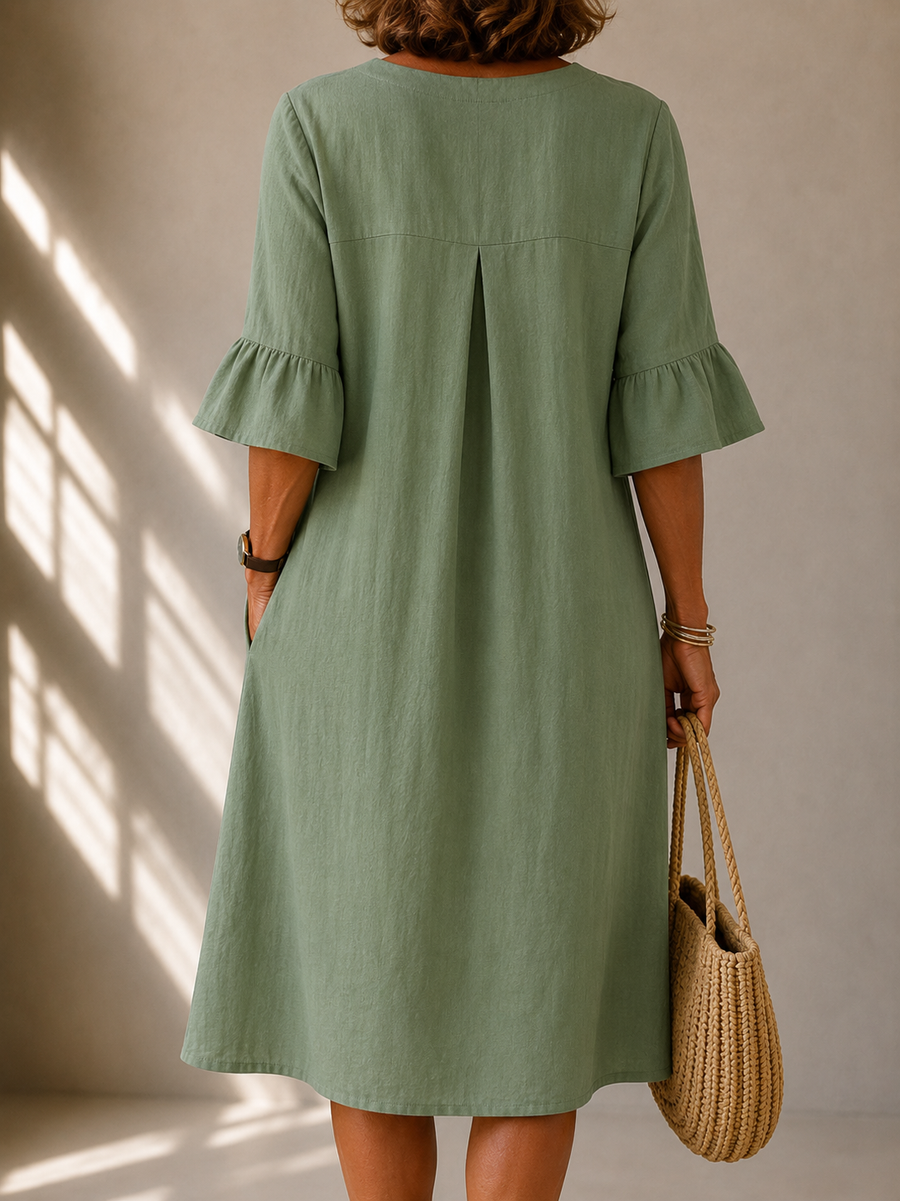 Margaret™ | Abito con Bottoni