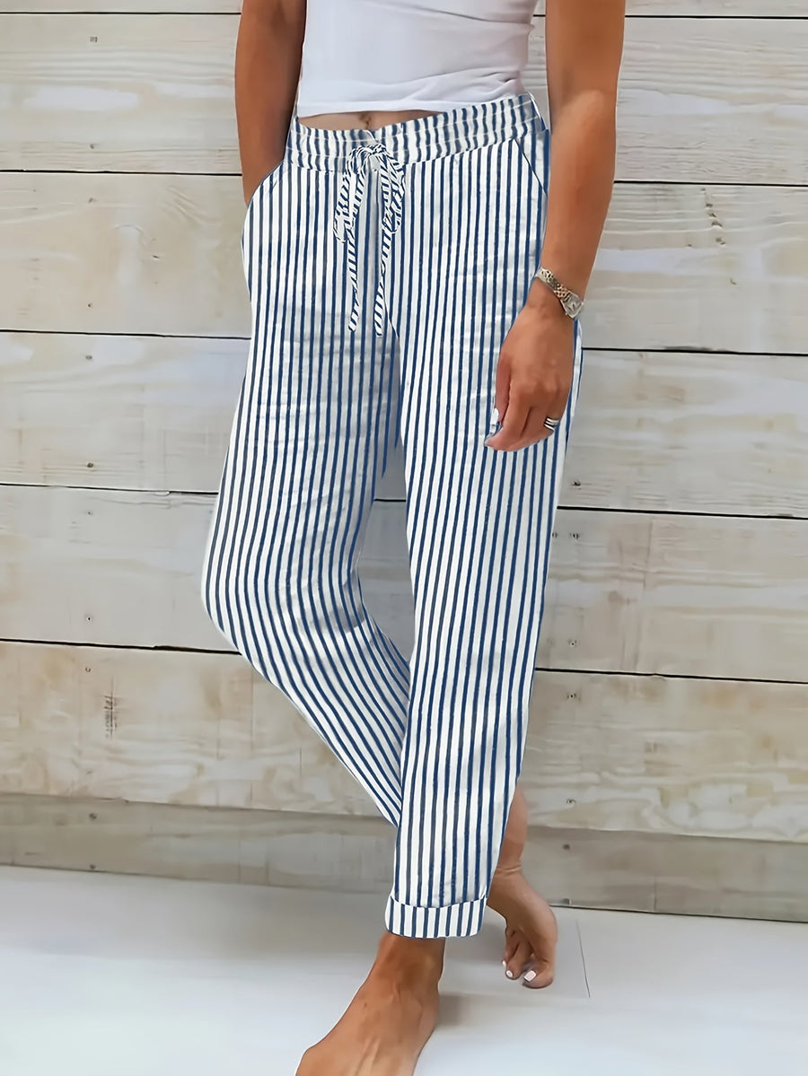 Pantaloni Olivia elasticizzati in vita