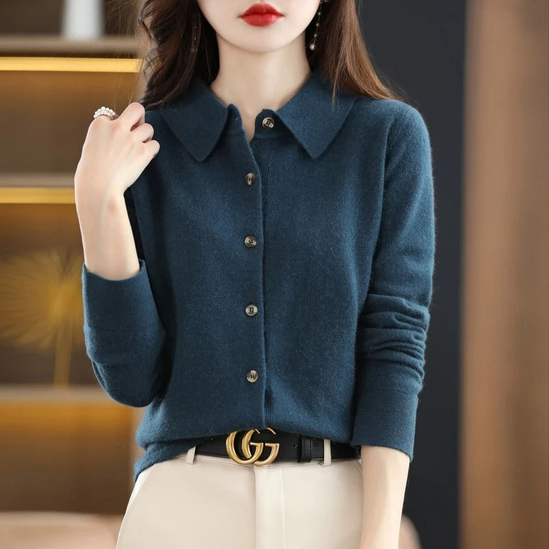 Cardigan Odelia in cashmere con bottoni