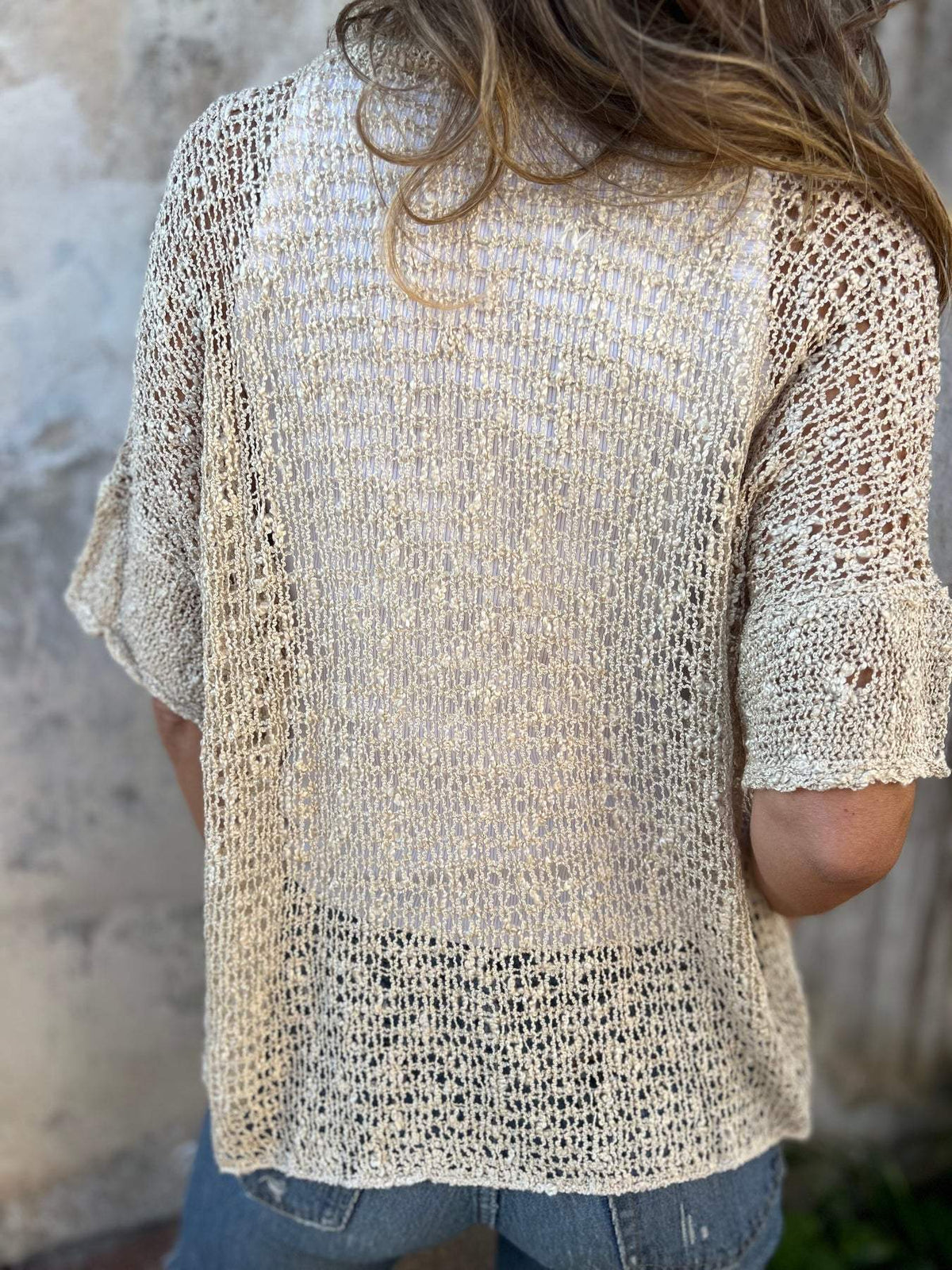 Ivonie - Top elegante con texture