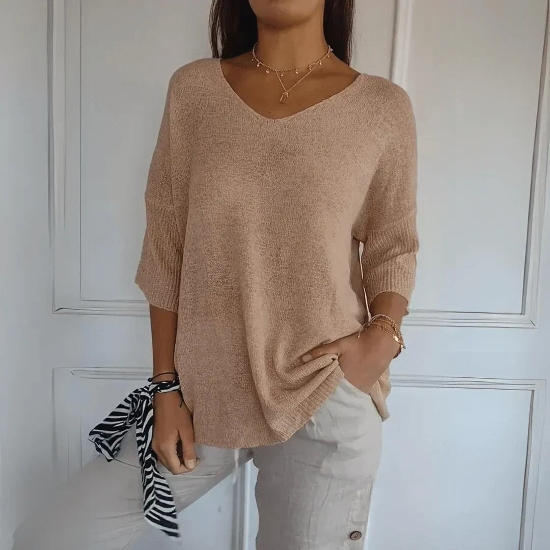 Jenny - Top classico lavorato a maglia