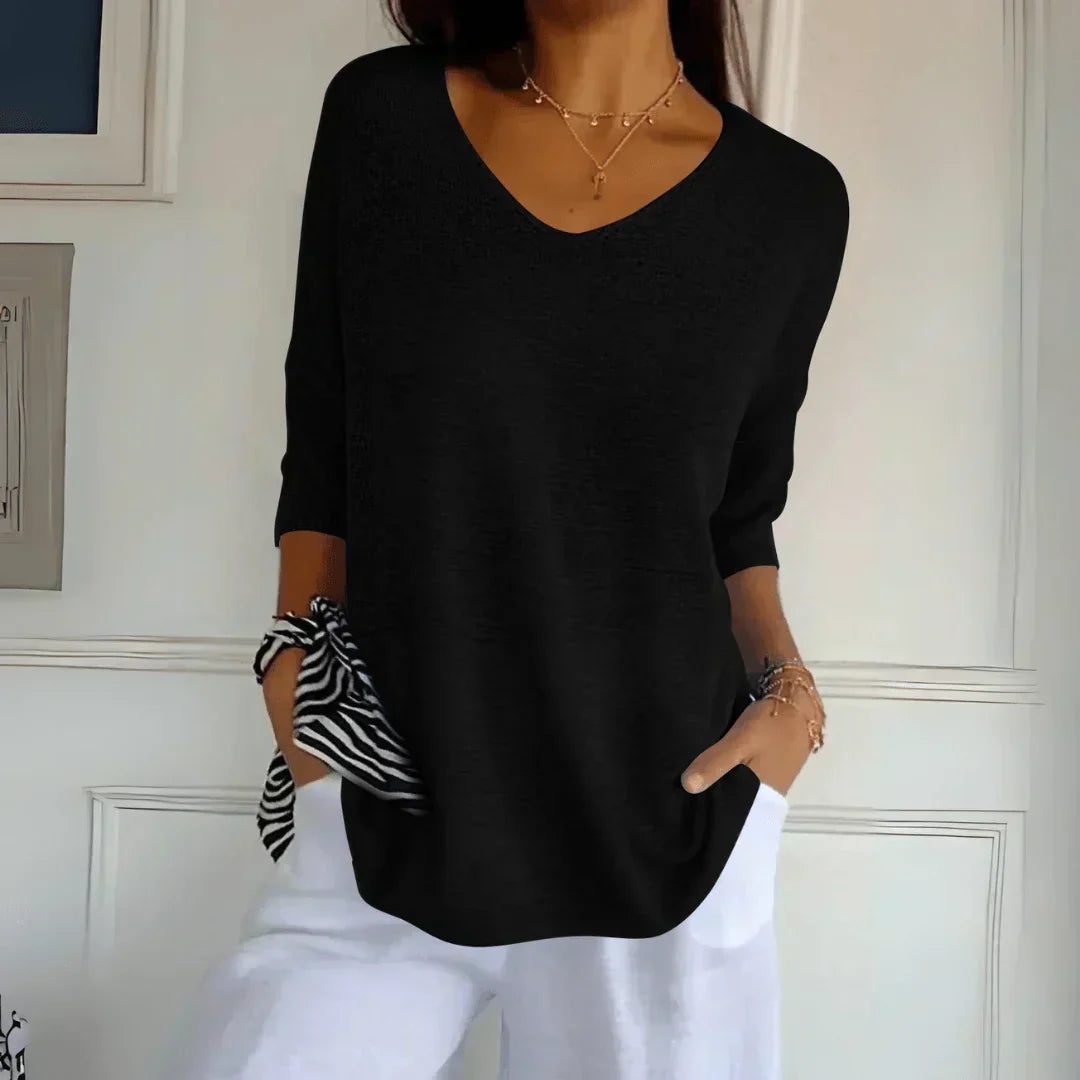 Jenny - Top classico lavorato a maglia