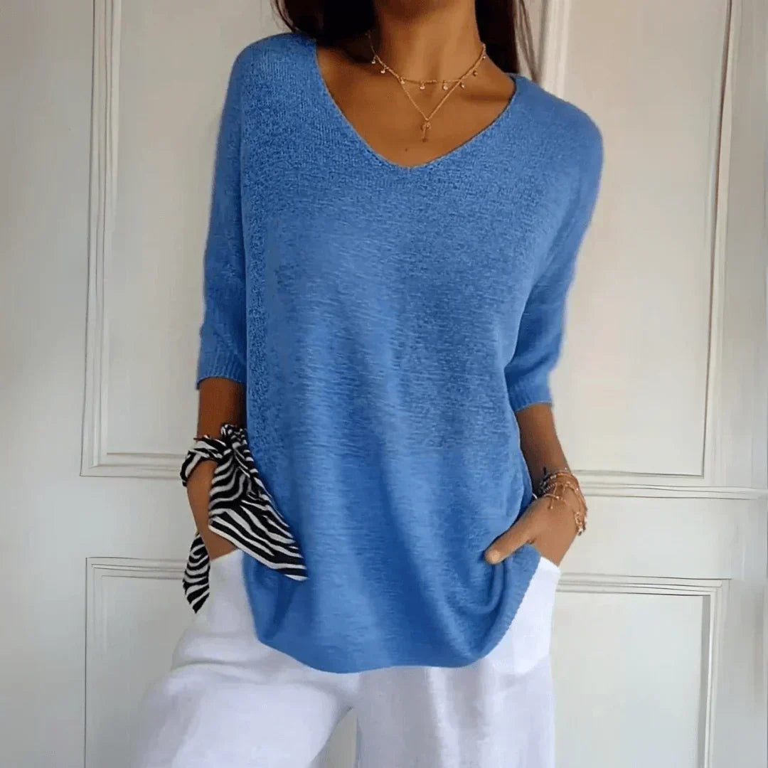 Jenny - Top classico lavorato a maglia