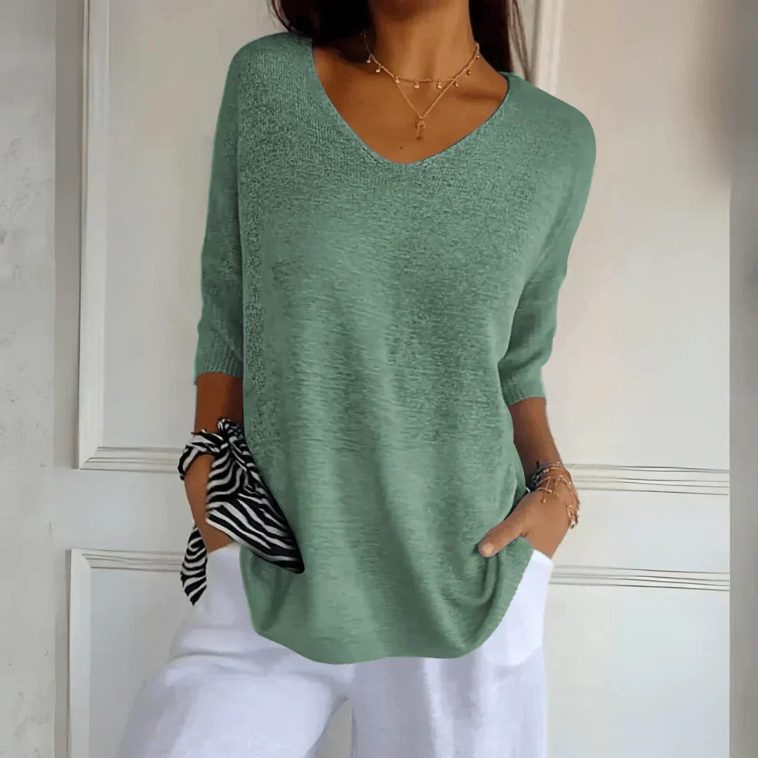 Jenny - Top classico lavorato a maglia