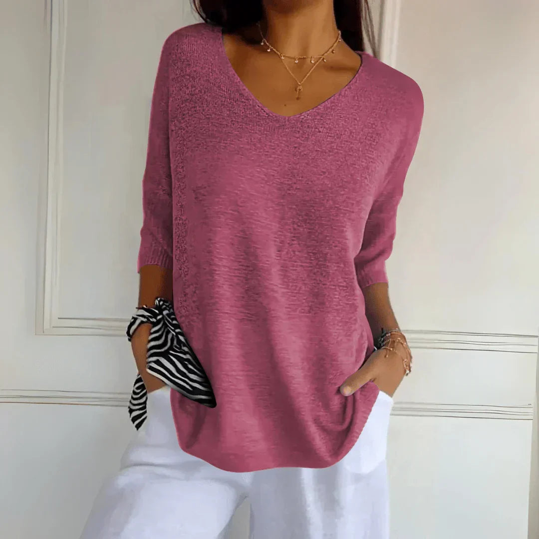 Jenny - Top classico lavorato a maglia