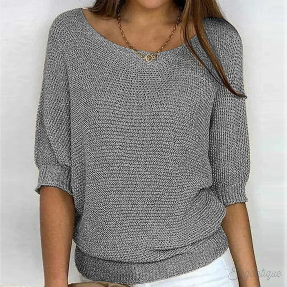 Top in maglia rilassata Eunice