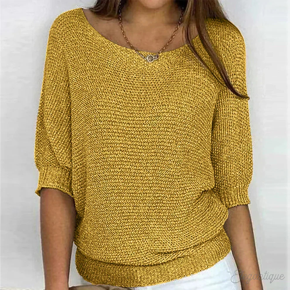 Top in maglia rilassata Eunice