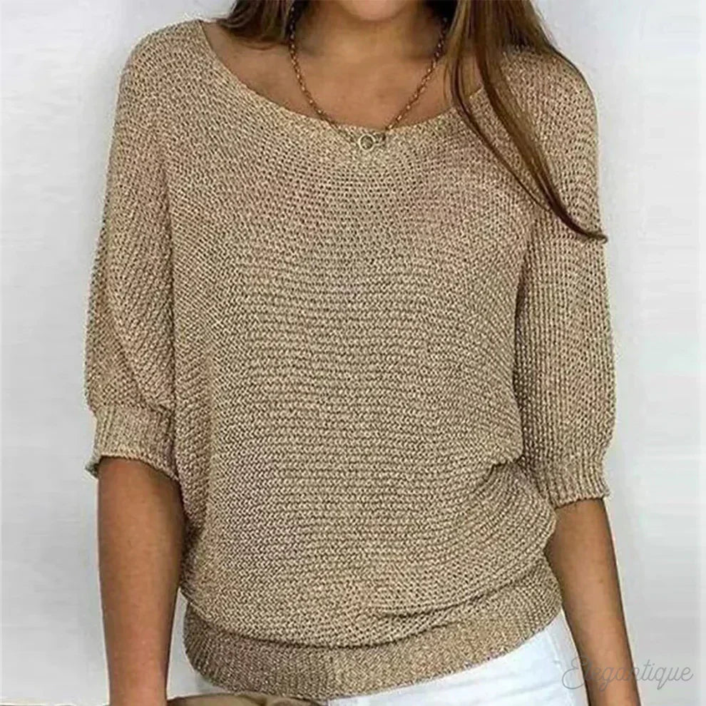 Top in maglia rilassata Eunice
